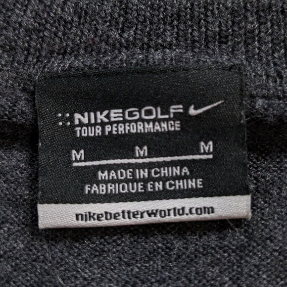 Nike Golf Tour Performance grey Michigan State University Spartans sweater M - Picture 9 of 10